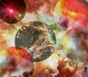 Darcy Lewis, Nebula of Man, NanoArt 2006